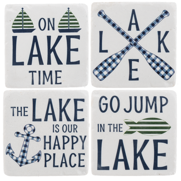 Coaster Set of 4 - Lake