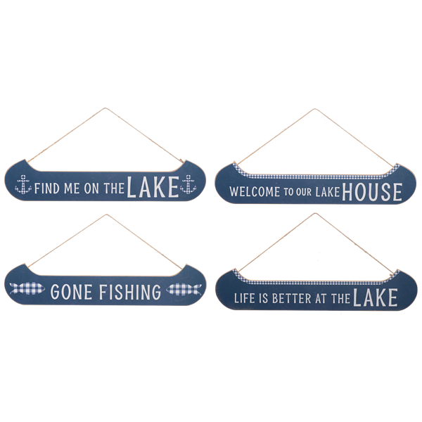 Canoe Lake  Fishing Sign