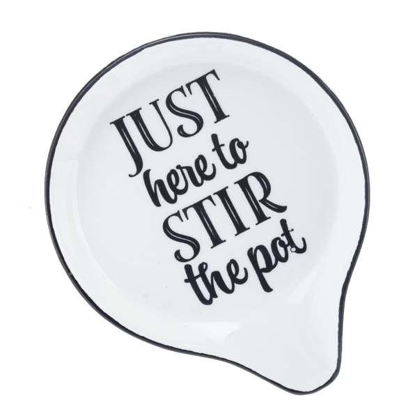 Just Here to Stir the Pot - Spoon Rest