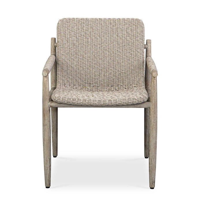 Sumba - Wicker Outdoor Dining Chair - Gray