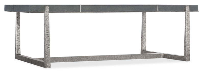 Chapman - Mixed Media Rectangle Cocktail Table - Pearl Silver