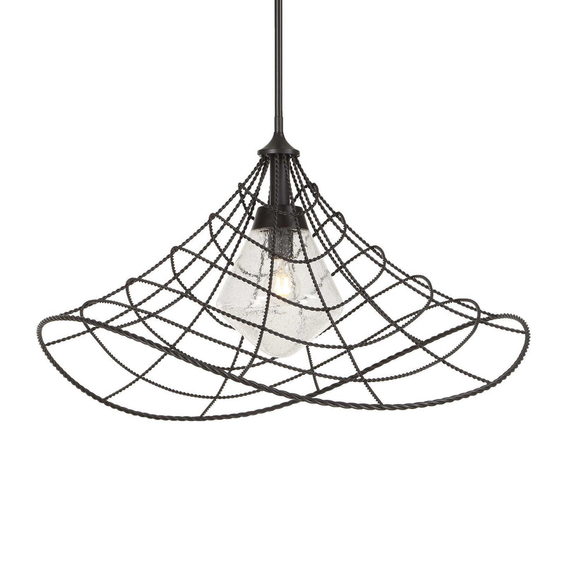 Whirlwind - 1 Light Indoor-Outdoor Pendant - Dark Bronze