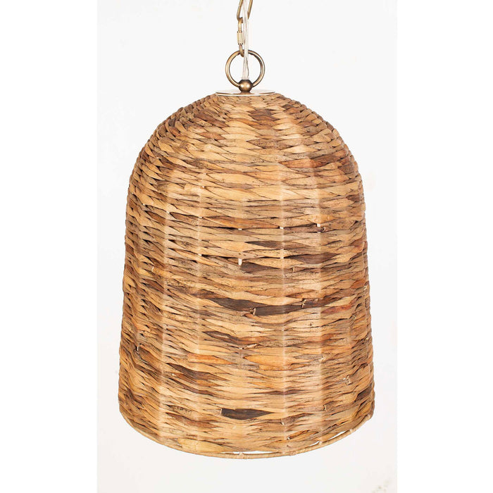 Rotorua - 1 Light Sea Grass Pendant - Light Brown