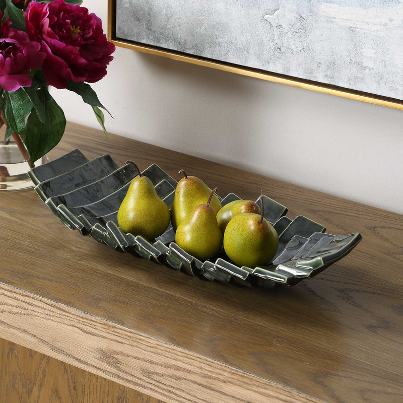 Harbor Ridge - Bowl - Olive Green