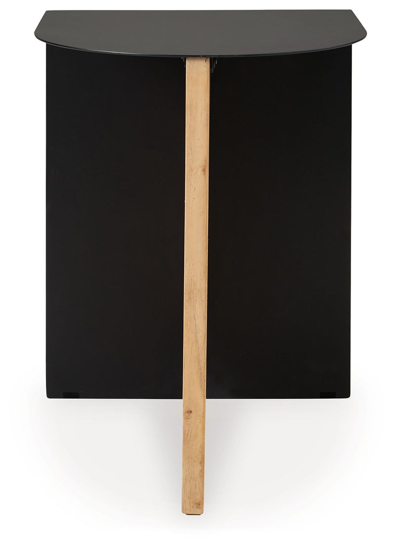 Ladgate - Accent Table - Black / Natural