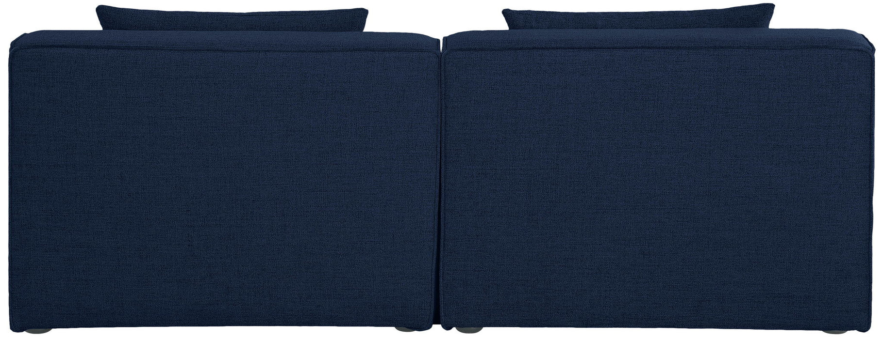 Cube - Linen Modular 2 Seat Armless Sofa