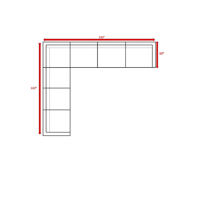 Contemporary Outdoor Rattan Wicker Sectional Seating Group With Cushions