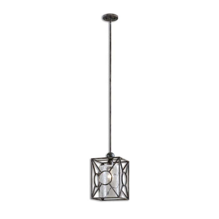 Arbela - 1 Light Mini Pendant - Dark Gray
