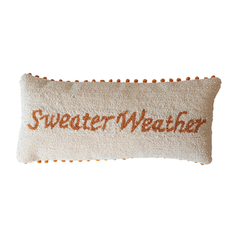 Sweater Weather Lumbar Pillow