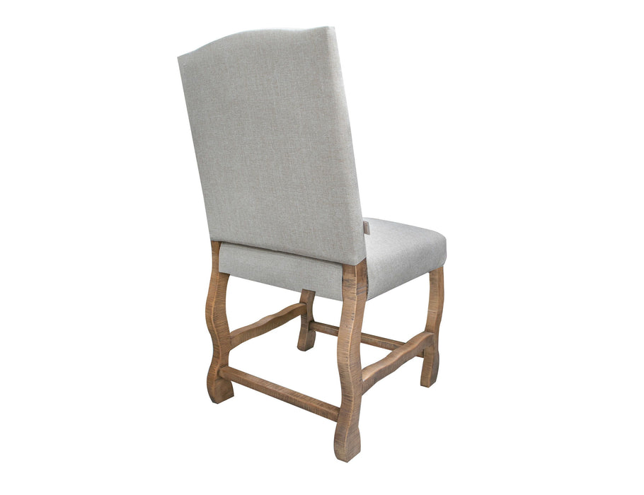 Marquez - Upholstered Chair With Tufted Back - Two Tone Light Brown