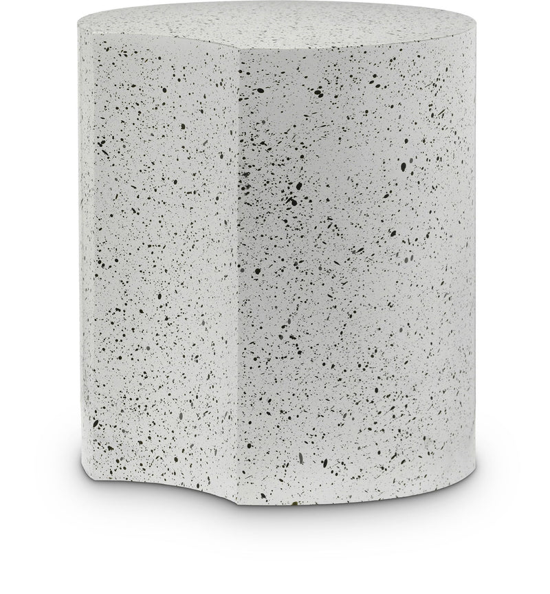 Dimple - End Table - Terazzo Finish