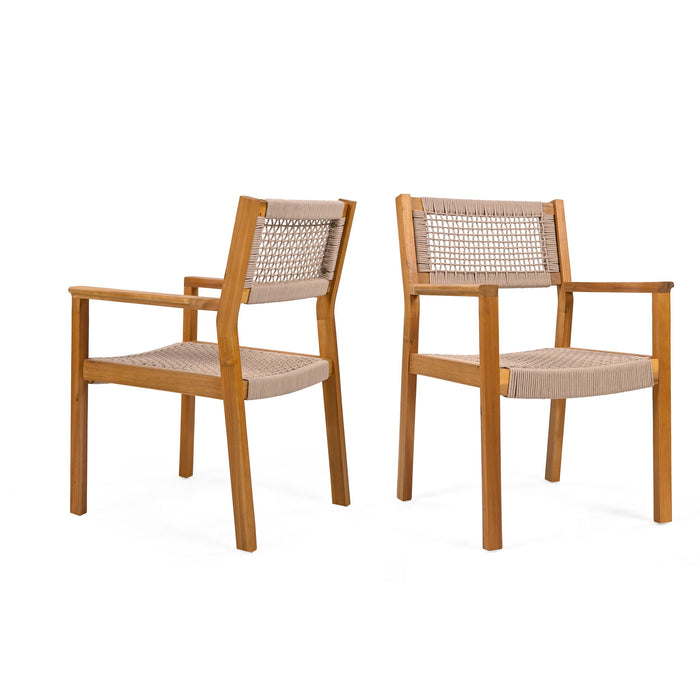 Outdoor Dining Patio Chairs (Set of 2)
