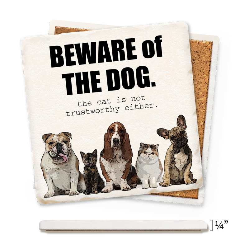 Coaster - Beware Of The Dog