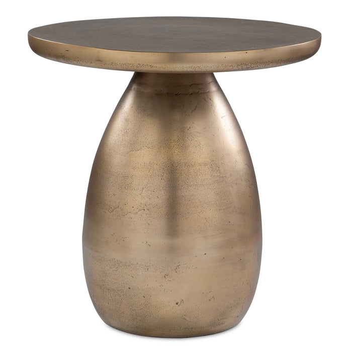 Antigua - Antique Side Table - Brass