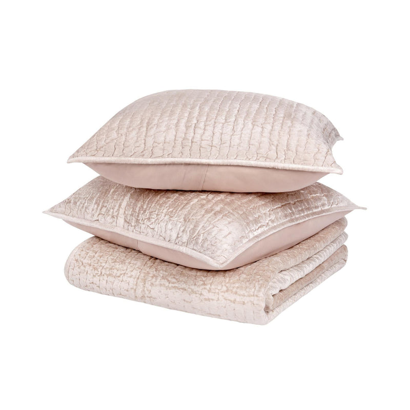 Bari - Velvet Quilt Set
