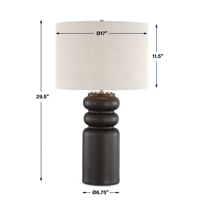 Macon - Matte Table Lamp - Black