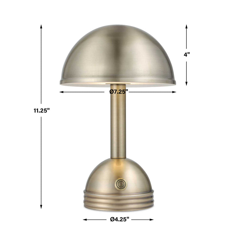 Breece - Rechargeable LED Accent Lamp - Bronze,Gold