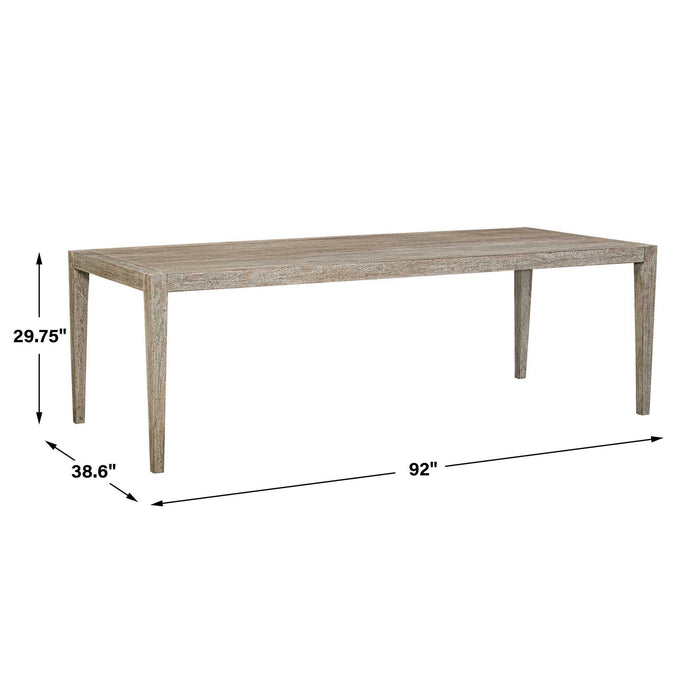 Kirkham - Wooden Outdoor Dining Table - Woodtone