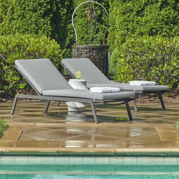 Bea - Outdoor Pool Chaise - Black