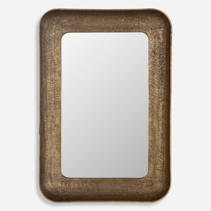 Alvaro - Antique Brass Mirror