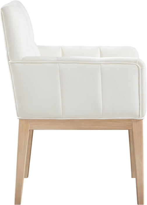 Adrian - Dining Arm Chair (Set of 2) - Light Brown Legs