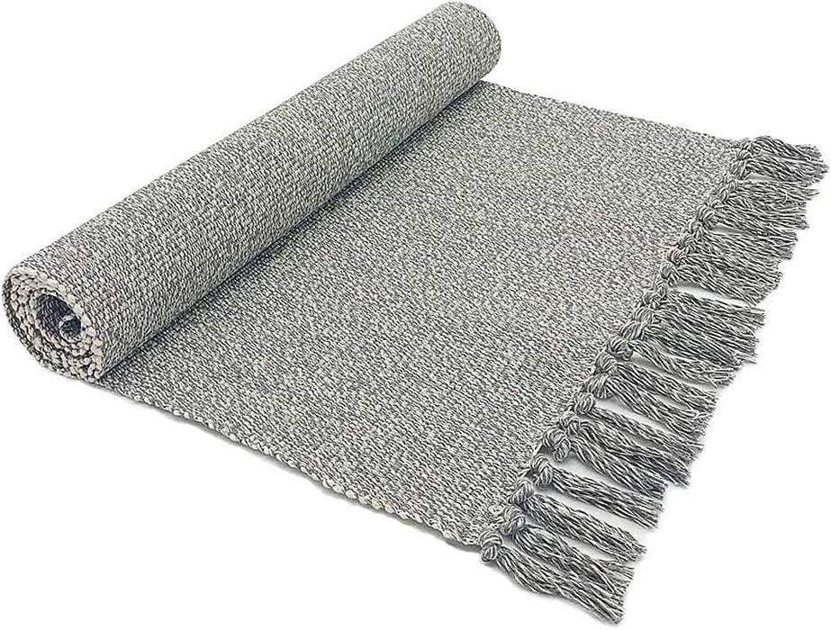 Cotton Bathroom Rug Reversible Kitchen Entry - Yoga Mat