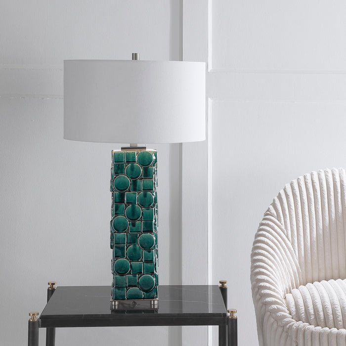 Geometry - Table Lamp - Green