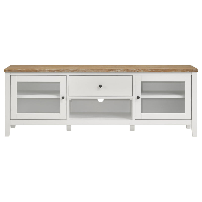 Evanston - 2 Door Stand - White