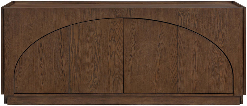 Everson - Oak Veneer And Solid Wood Sideboard/Buffet - Brown