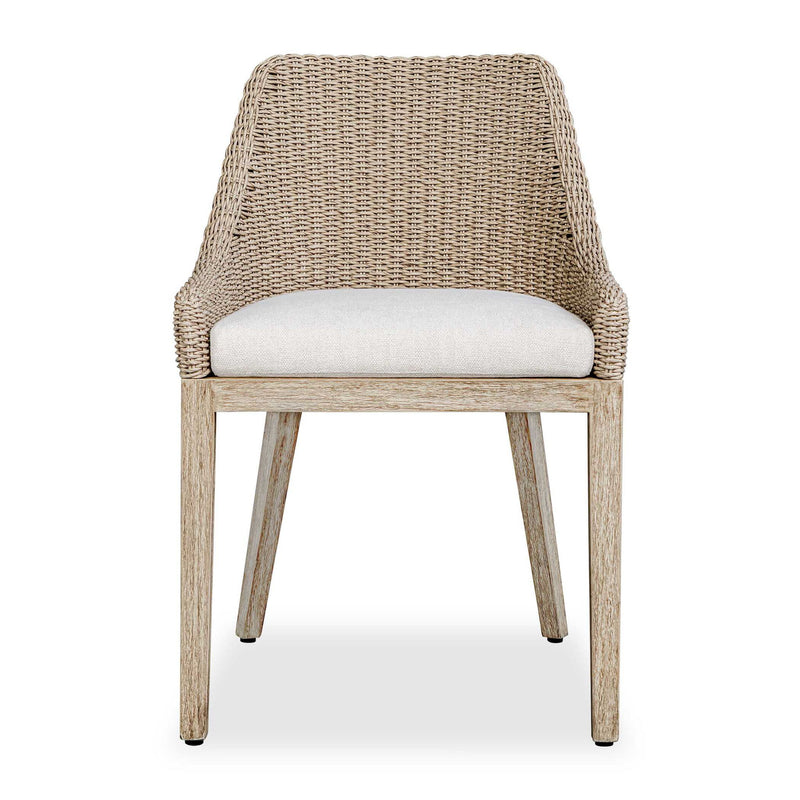 Paloma - Outdoor Wicker Dining Chair - Gray