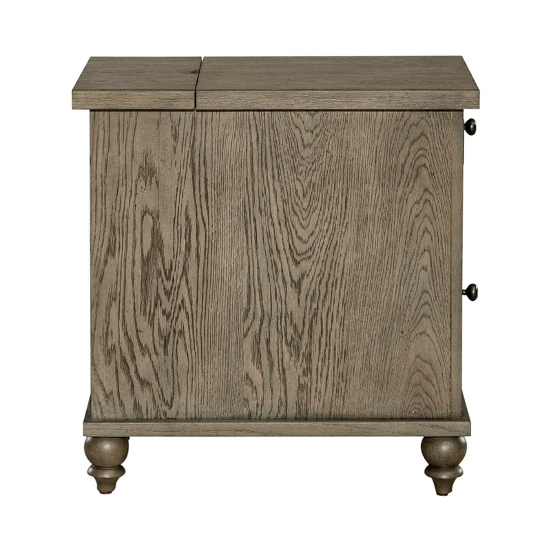 Americana Farmhouse - Chair Side Table - Dusty Taupe
