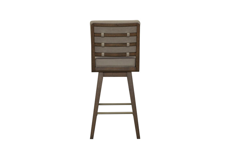 Elure - Leather Swivel Counter Sool (Set of 2)