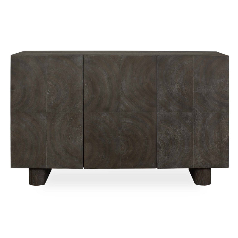 Phineas - 3 Door Modern Cabinet - Woodtone