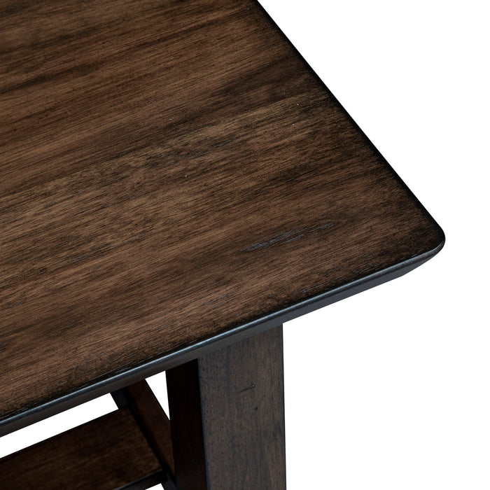 Ventura Blvd - Rectangular End Table - Dark Brown