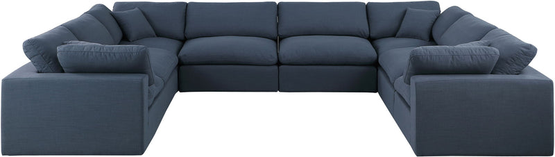 Comfy - 8 Piece Linen Modular Sectional