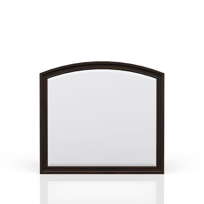 Elegant Design Mirror - Dark Cherry