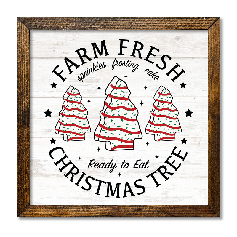 TIMBERLAND FRAME FARM FRESH LITTLE DEBBIE CHRISTMAS TREES