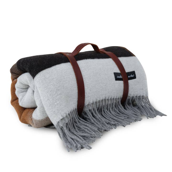 Leather Blanket Roll