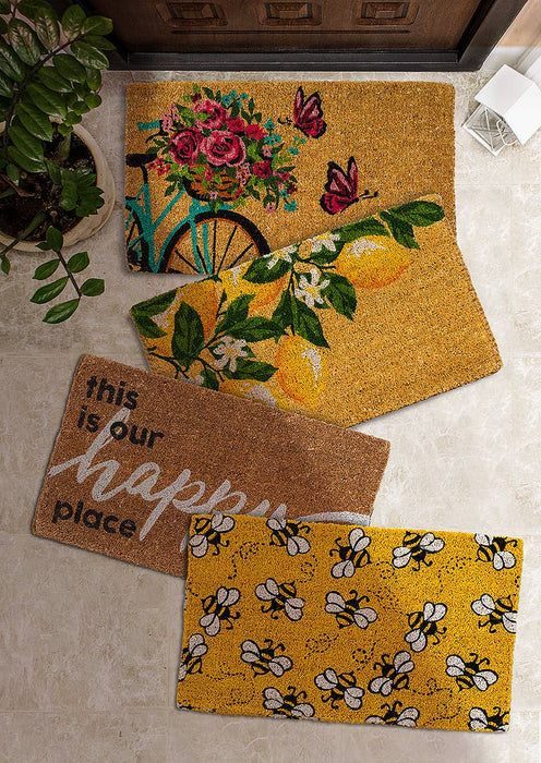 Butterfly & Bike Doormat-18x30"L-3227