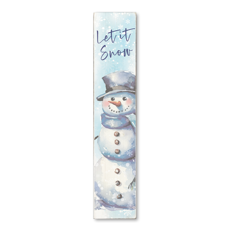 PORCH LEANER LET IT SNOW SNOWMAN