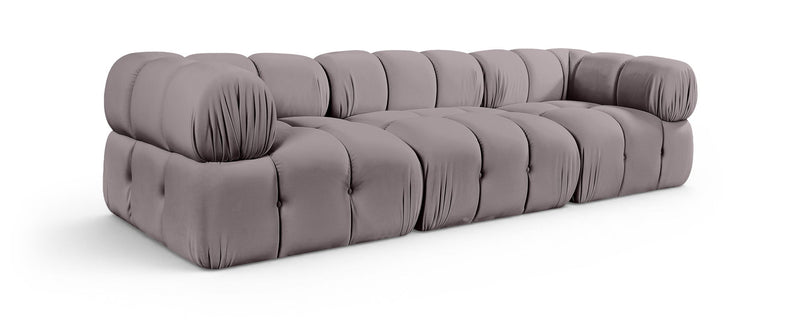 Orin - Velvet Performance Fabric Upholstered 3 Piece Modular Sofa