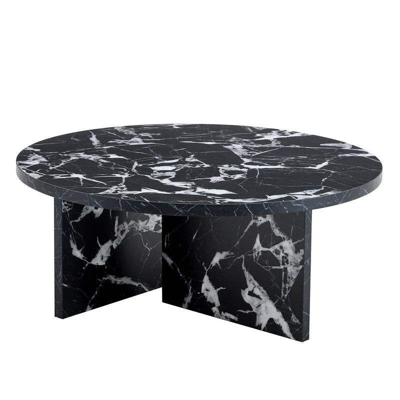 Versatile Round Coffee Table For Various Interior Styles