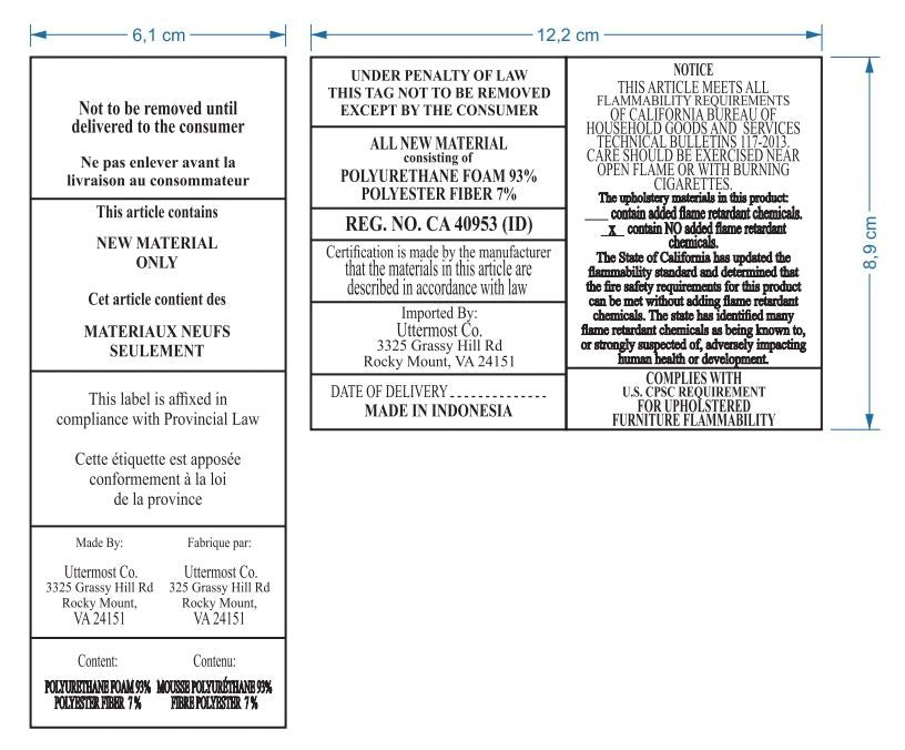 Thayer - Outdoor Counter Stool - Black / White