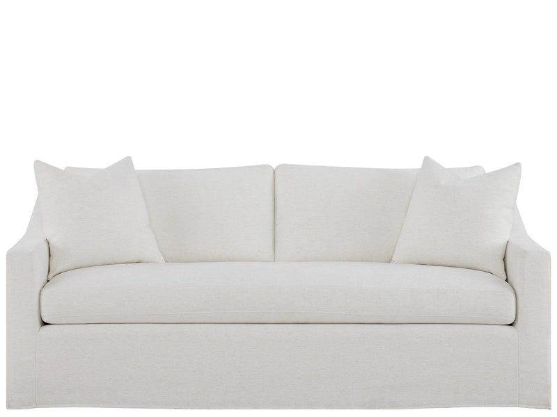 Augustine - Slipcover Apartment Sofa - White