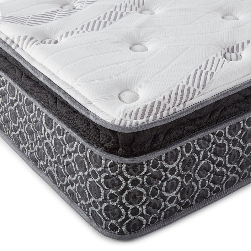 Constance - 11" Pillow Top Hybrid Mattress With Memory Foam And Open Coils