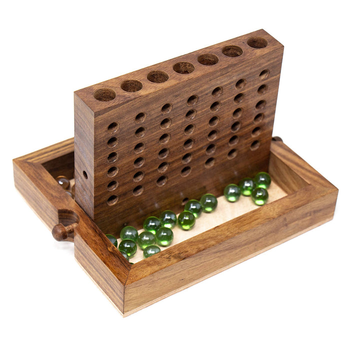 Handmade Sheesham Wood Connect Four Game