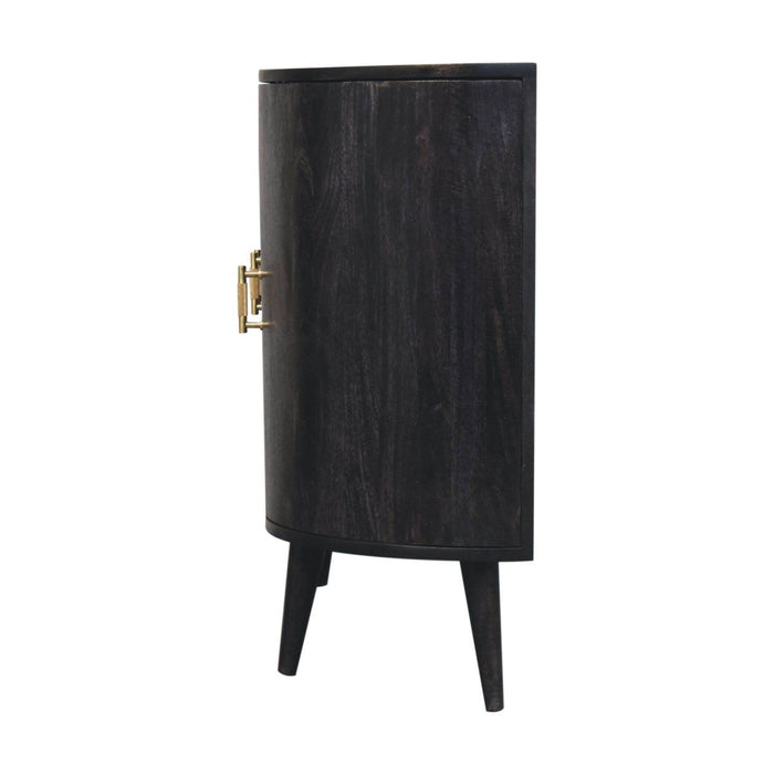 T Bar Quad Cabinet - Ash Black