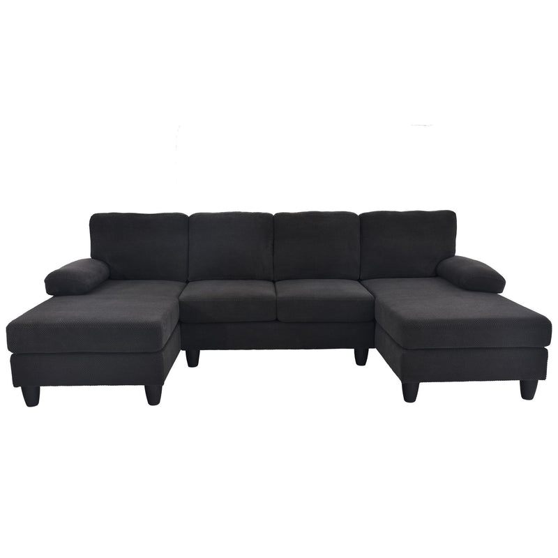 U-Shaped Sofa With Dual Chaise