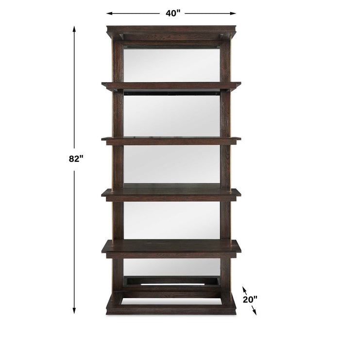 Kai - Etagere - Dark Walnut