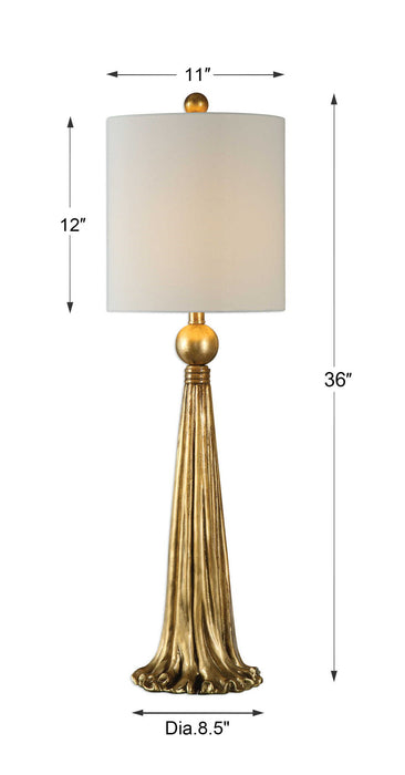Paravani - Metallic Lamp - Gold